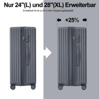Equipaje Carro Rígido with 4 Rueda 360 ° | Maleta de Mano Cabin Homologada (70x46,5x32,5 cm) | Material Resistente ABS + Cerradura Aduanera TSA | Ideal para Viajeros Falta-Diseño Moderno y LIGO - details 5