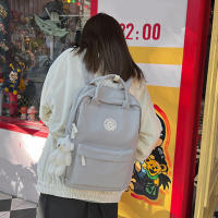 Mochila Grande Impermeable Para Mujer Con Gran Capacidad Estilo Trendy Para Estudio Y Viaje Con Bolsillo Para Portátil - details 20