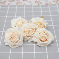 5pc Flores Artificiales De Seda Rosa Para Decoración De Hogar Fiesta De Navidad Boda Cumpleaños DIY De Flores Falsas Calidad Alta - details 6
