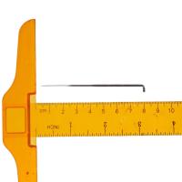 100Pcs Agujas De Felteado Plateado 3.07 Pulgadas Herramienta Para Tricotar Y Artesanía De Peluche Material Acero Para Mujeres Adultos - details 7