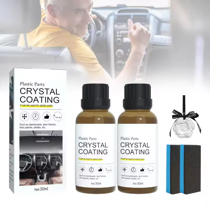 Kit de recubrimiento de cristal para piezas de plástico de Rationalh para coche, resistente a arañazos, acabado duradero para bricolaje - 1
