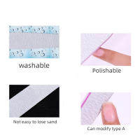 Kit Profesional De 5 Piezas De Archos Para Uñas Con Papel De Arena Doble Cara Y Forma De Media Luna Herramientas De Manicura Y Pintauñas De Alta Calidad - details 2