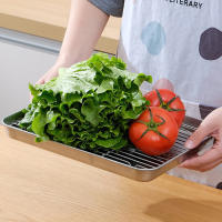 Horno De Acero Inoxidable Con Relleno De Alambre Bandeja Antiadherente Para Parrilla Repostería Herramientas De Cocina Y Exterior - details 2