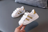 Zapatillas Infantiles Antideslizantes Blancas Para Niños Y Niñas Con Hebilla Cierre Transpirables Zapatos Casuales Para Bebés Y Niños - details 5