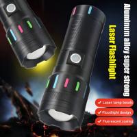 AHERO LINTERNA LONG RANGE FLASHLIGHT LED ALTA POTENCIA BATERIA CARGA USB TYPE C ESTROBOSCOPICO MODELO NF77 - details 0