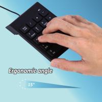 Mini Teclado numérico USB Teclado numérico USB Mini Teclado numérico Teclado numérico de 18 Teclas para computadora portátil PC de Escritorio Pro - details 0
