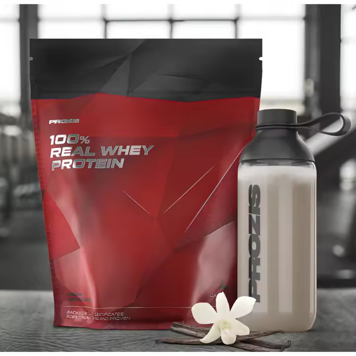 100% REAL WHEY PROTEIN (2KG) - Prozis  Alta calidad  Sin azúcares añadidos  Deliciosos sabores - 1