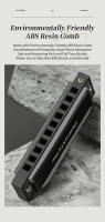 Harmonica Blues De 10 Agujeros En Clave C Con Estuche Diatónica Para Jugador Profesional Principiante Estudiantes Regalos Para Adultos - details 5