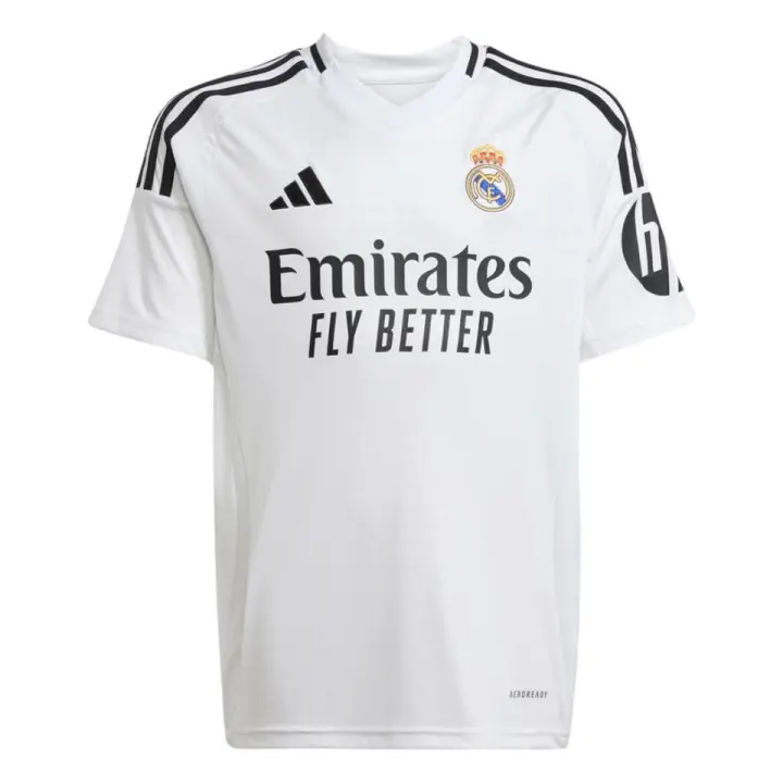 Camiseta Adidas Real Madrid Junior Blanca Jx2139 - 1