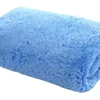 2 toallas de limpieza de microfibra absorbentes gruesas para coche, toallas de microfibra reutilizables sin bordes para coches, toallas de secado súper suaves para detalles y pulido de coches, sin pelusa, sin arañazos, 16.0 x 16.0 in (gris) - 1
