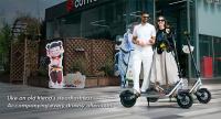 Scooter Eléctrico Plegable Kukirin A1, Motor de 800W, Batería de 48V 13Ah, Neumático de Vacío de 10 pulgadas, Velocidad Máxima de 45 km/h, Autonomía de 45 km, Freno de Disco Delantero y Trasero, Amortiguación Delantera y Trasera - details 10