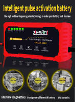 Cargador De Batería Para Coche Y Motocicleta 12V Inteligente Carga Rápida Con Pulso Y Mantenimiento Pantalla LED Moto Cargador De Batería - details 6