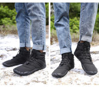 Zapatos deportivos de algodón para exteriores de cinco dedos para hombres y mujeres, además de botas cálidas de terciopelo,botas de nieve para parejas resistentes al desgaste y antideslizantes. - details 0