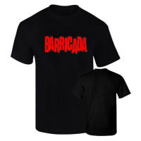BCC Camiseta Premium Barricada Rock impresión Rojo premium El Drogas Noche de Rock&Roll Boni Heavy Algodon Calidad 190grs Unisex - details 0