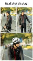 Gorro De Ciclismo Invernal ROCKBROS Para Hombres Gorro De Poliéster Caliente Y Viento Resistente Deporte Al Aire Libre Bicicleta Esquí - details 10