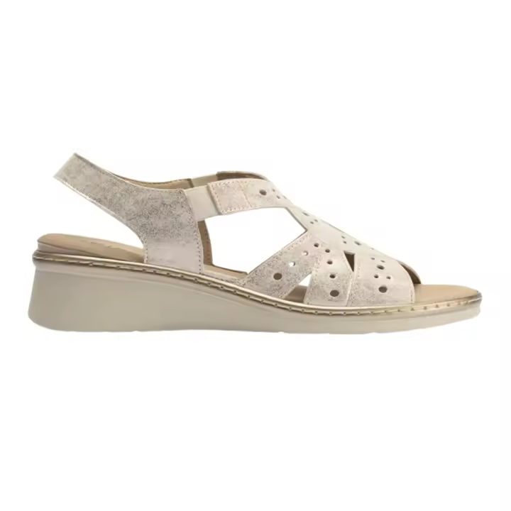 Sandalias Pitillos en color Oro - 1