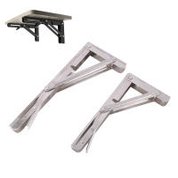 Pequeña Mesa Plegable De Acero Inoxidable Gris Para Caravana Accesorios De Coche Base De Escritorio Plegable Para Camping - details 4