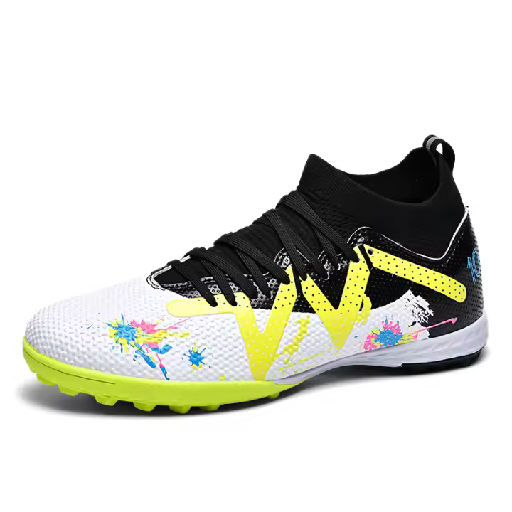 Zapatos De Fútbol Profesionales TF Resistentes Para Adolescentes Durable High Tops Entrenamiento Adulto Antideslizante Zapatos De Fútbol - 1