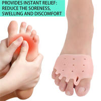Pexmen 2Pcs Almohadillas De Pie Con Separador De Dedos Para Neuroma De Morton Callos Y Verrugas Material De Silicona Ortopédico - details 3