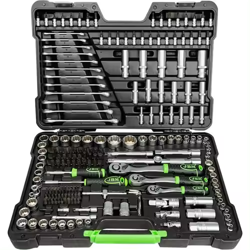 Caja de herramientas 216 piezas vasos 12 caras JBM 54250 JBM - 1