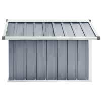 Cobertizo para cortacésped acero galvanizado gris 92x97x63 cm Decoración de muebles de jardín al aire libre - details 5