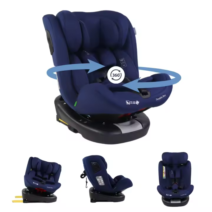 Mobiclinic Silla coche infantil Giro 360º Reclinable 40-150 cm 0-12 años Top Tether Ajustable Varios colores Pandafix - 1