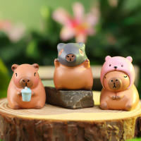 Figura De Acción De Capibara Cartoon En Caja Sorpresa Decoración Para Coche Y Escritorio Regalo De Cumpleaños Y Navidad Para Niños - details 3