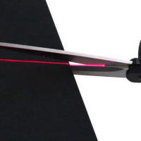 Tijeras Profesionales Con Guía Laser Para Telas Y Costura Corte Rápido Para Manualidades En Casa Empaquetado DIY Suministros - details 2