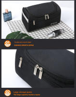 Bolsa De Maquillaje Y Cosméticos Para Hombres Organizador Portátil De Viaje Con Almacenamiento Colgante Para Baño - details 4
