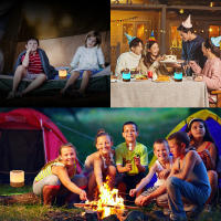 Lámpara Nocturna RGB Para Camping Y Dormitorio Con Control Remoto Y Táctil Luz De Ambiente Para Cama Y Tienda De Campaña Cambio De Color - details 11