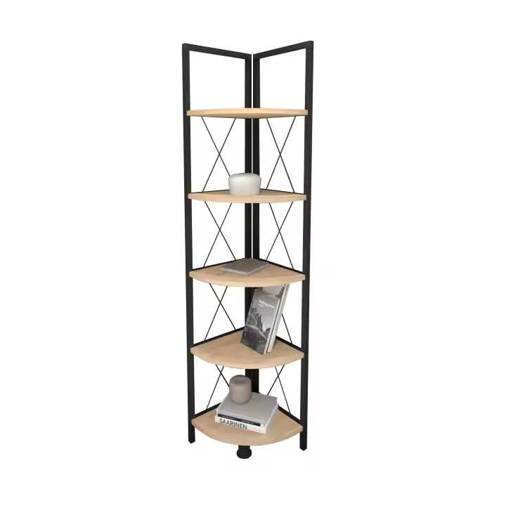 Venprodin - Estanteria De Metal Esquinera 5 Niveles 160X67X34 Safir - 1