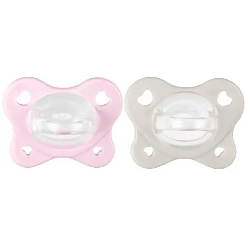 Chicco Chupete Ph Dual Soft Silicona Rosa 2-6M 2Uds - 1