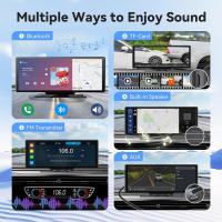 Cámara De Coche 4K 10.26 Pulgadas Con DVR Multimedia Wireless Carplay Android Auto GPS Doble Lente Cámara Trasera Espejo Dashboard - details 15