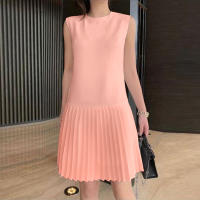 Vestido Mini Sin Mangas Para Mujer ZANZEA Elegante Y Casual De Verano Estilo Suelto Con Pliegues Y Cuello En V Vestido De Fiesta Para Vacaciones - details 2