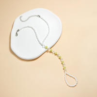 Pulsera De Tobillo Para Mujer Estilo Bohemio Colorido Con Cuentas Luminosas Joyería De Moda Hecha De Aleación De Hierro Y Resina - details 17