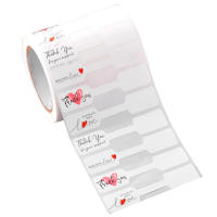 Etiquetas De Precio Autoadhesivas Para Joyería 500pcs/Rol Etiquetas De Papel Para Collares Anillos Pulseras Etiquetas De Exhibición Para Hecho a Mano - details 2