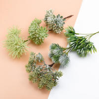 6PCS Flores De Seda Para Scrapbooking Plantas Artificiales Para Decoración De Hogar Y Boda Arboles Postizos Para Adornos Navideños Rattan Expositoras Al Aire Libre - details 7