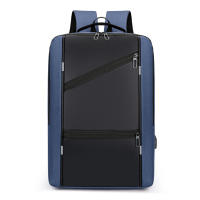 Mochipa Impermeable para Hombre, Morral Antirrobo with Luz Trasera, Informal, Bolsa de Viaje, Ordenador Portátil de 15,6 Pulgadas - details 3