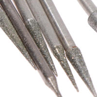 6Pcs Cabezas De Pulido De Diamante 1-4mm Herramientas De Grabado Y Carving Con Boquilla De 2.35mm Para Trabajo Manual - details 1