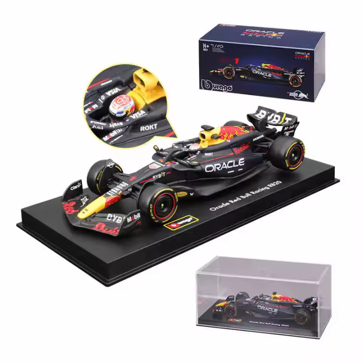 Modelo De Coche Bburago 1:43 Red Bull Racing RB20 F1 Verstappen #11 Perez Aleación Coche De Carreras Formula 2024 Die Cast Juguete - 1