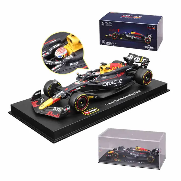 Modelo De Coche Bburago 1:43 Red Bull Racing RB20 F1 Verstappen #11 Perez Aleación Coche De Carreras Formula 2024 Die Cast Juguete - 1