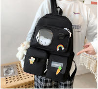 Mochila Escolar Para Niñas Teenager 5 Piezas Set Con Gran Capacidad Y Varios Bolsillos Canvas Resistente Y Versátil Para Viajes Y Estudio - details 29