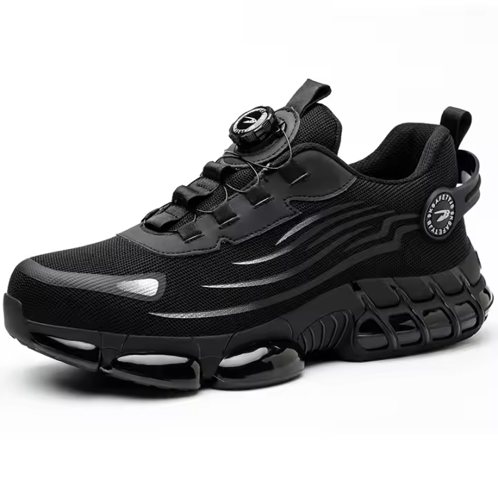 Zapatos De Seguridad Para Hombre Con Punta De Acero Y Asiento Antipinchazos Botas De Protección Con Suela De Goma Transpirables Talla True - 1