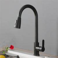 Grifo De Cocina De Niquel Pulido Con Extensión Para Fregadero Montado En La Plataforma Grifo De Agua Caliente Y Fría De Acero Inoxidable Con Cabezal De Rociador Y Control Por Manija Vertical - details 11