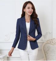 Chaqueta De Negocios Para Mujer Estilo Lady Oficina Elegante Y Ajustada Cierres Únicos Blazer Formal Para Todas Las Estaciones - details 15