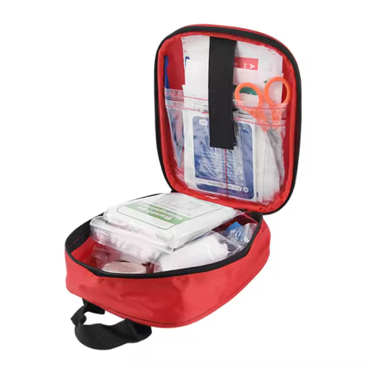 Kit De Primeros Auxilios Portátiles Para Familia Viajes Al Aire Libre Camping Almacenamiento En Capas Bolsa De Primeros Auxilios De Emergencia - 1