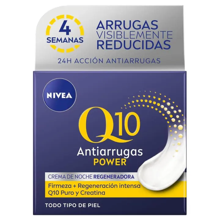 NIVEA Q10 Power Crema de Noche Antiarrugas y Firmeza 50ml - 1