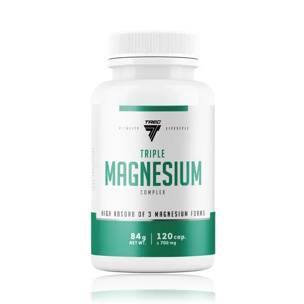 Magnesio Triple Complex | 120 Cápsulas | Absorción Fácil | Apoyo Muscular y Nervioso | TREC NUTRITION - 1