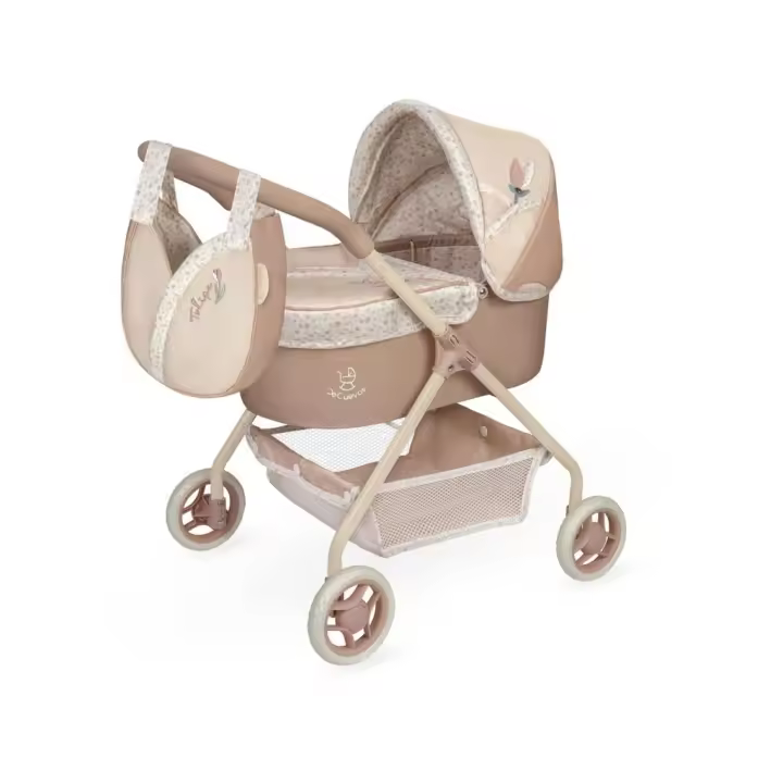 Carro de Muñecas Tulipe Mi Primer Cochecito con Bolso Juguetes Decuevas Toys - 1