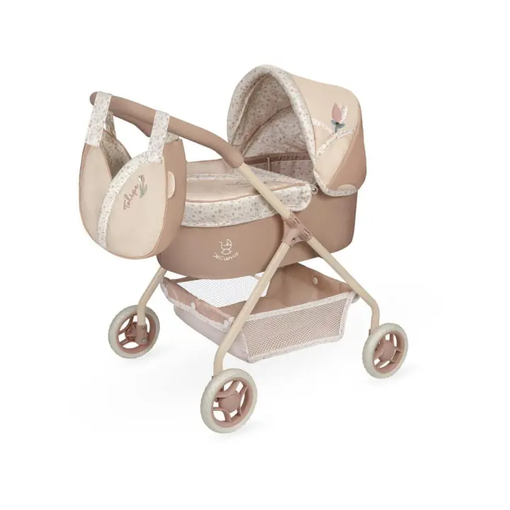 Carro de Muñecas Tulipe Mi Primer Cochecito con Bolso Juguetes Decuevas Toys - 1